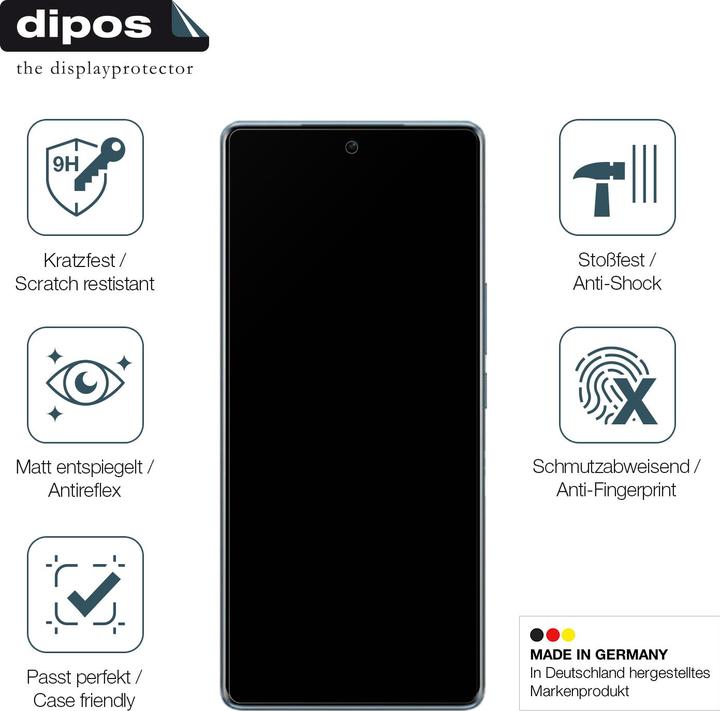 Actual product image Dipos Screen Protector Anti-Shock (2 Piece, Vivo V29 Pro)
