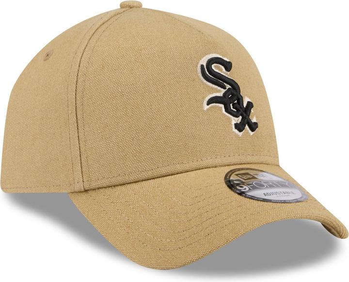 Produktbild New Era A-Frame Trucker Leinen Cap - Chicago White Sox beige (One Size)