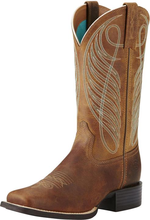 Actual product image Ariat Western Boots Women's Round Up Wide Square Toe (38)
