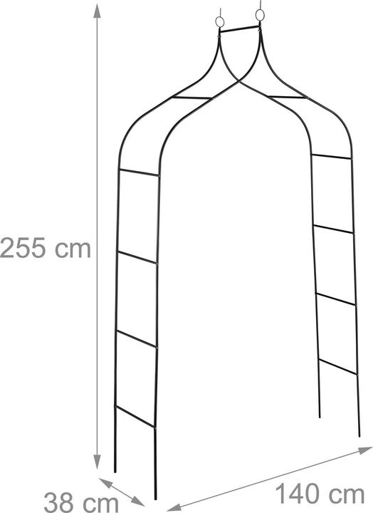 Produktbild Relaxdays Rosenbogen (38 cm, 140 cm)