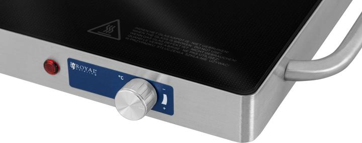 Actual product image Royal Catering RCIC-230W Warmhalteplatte Edelstahl