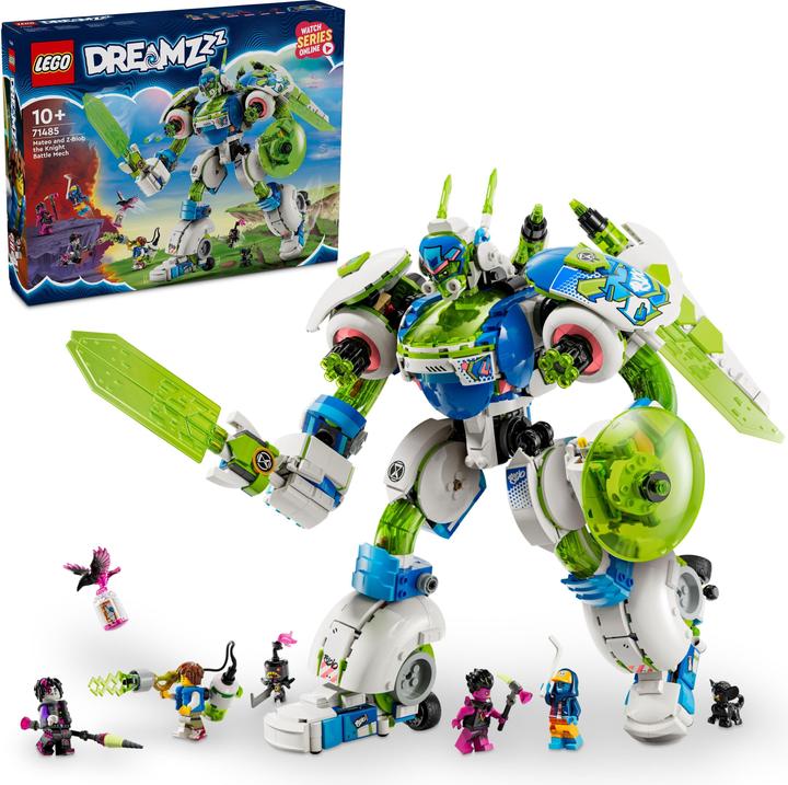 Produktbild LEGO Mateo und Z-Blob der Ritter-Mech (71485, LEGO Dreamzzz)