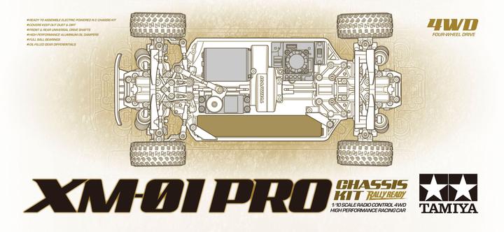 Image du produit Tamiya XM-01 Pro Chassis Kit (Kit)