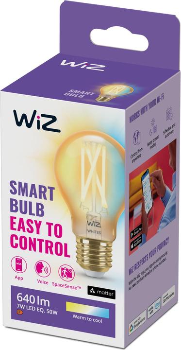 Produktbild WiZ Vintage Filament (E27, 6.70 W, 640 lm, 1 x, E)