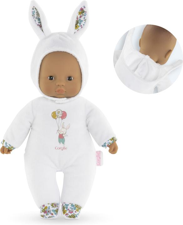 Image du produit Corolle Mon Doudou Sweet Heart Bébé Poupée - Lapin blanc, 30 cm