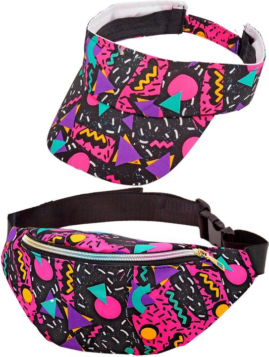 Produktbild Widmann The 80s FUNKY FASHION - funky black (Schirmmütze & Gürteltasche)