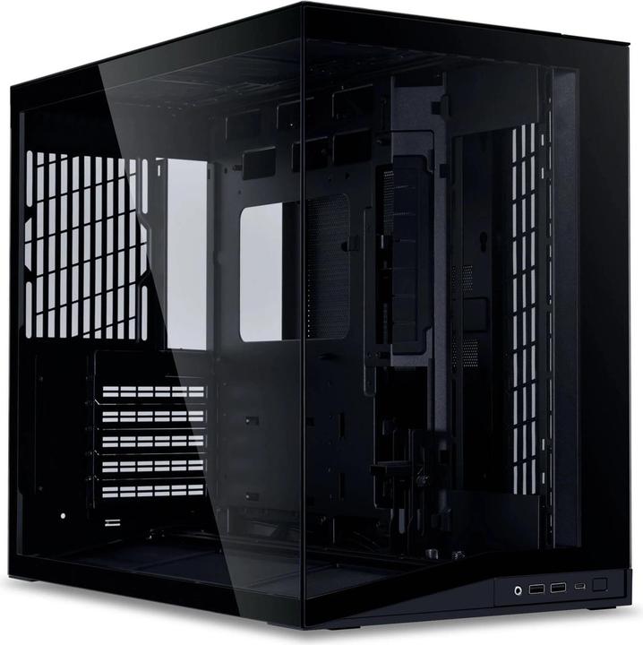 Immagine prodotto Lian-Li O11 Dynamic Mini V2 PC-Gehäuse, Mini-Gehäuse, ATX, Tempered Glass - schwarz (mATX, ATX, Mini-ITX)