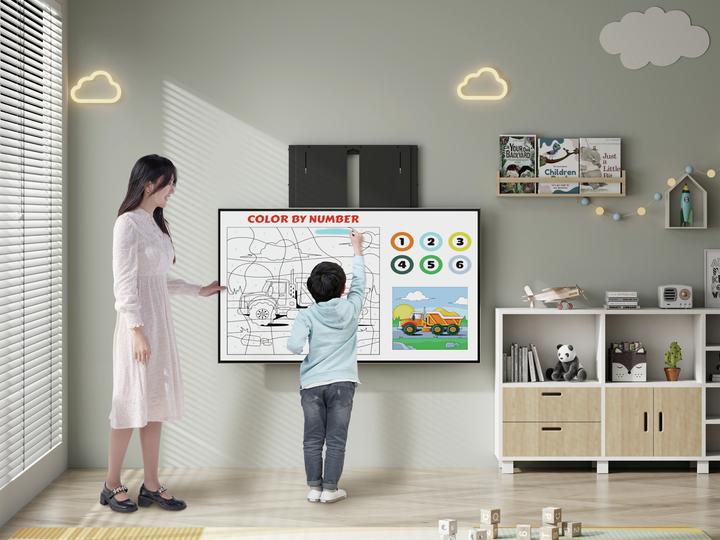 Immagine prodotto equip Staffa a parete 55"-86"/1TFT 35-65kg 1 giunto Up-Down bw (Muro, 86", 65 kg)