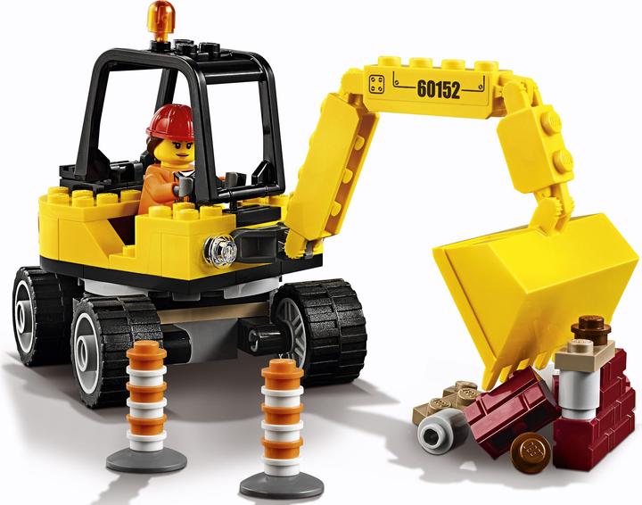 Actual product image LEGO Street cleaners and excavators (60152, LEGO City)