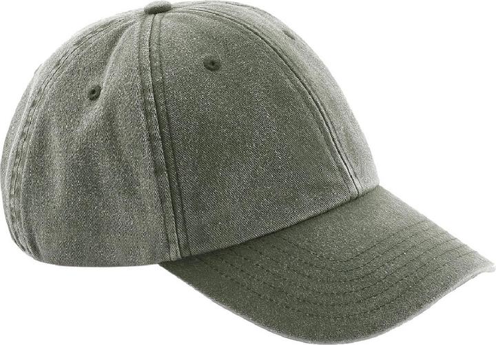 Produktbild Beechfield Vintage Denimlook Kappe (2 Stückpackung) (One Size)