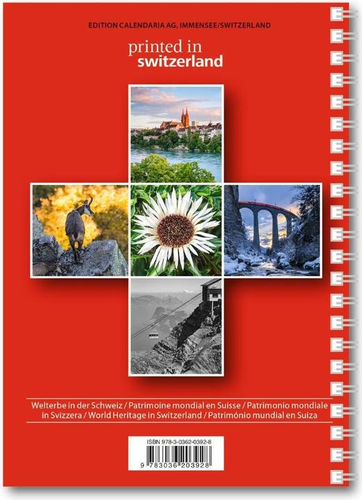Image du produit Agenda Photo-Almanach Suisse (15 x 21 cm, Allemand, Français, Anglais, Italien)