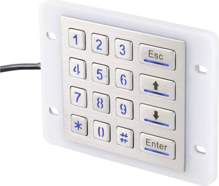 Produktbild Renkforce RF-KP-500 USB Nummernblock IP68 Wasserdicht und staubgeschützt, Beleuc (US, Kabelgebunden)