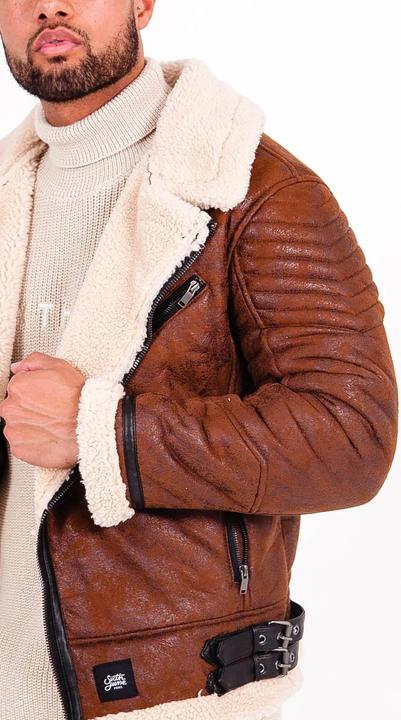 Produktbild Sixth June sherpa lederjacke (M)