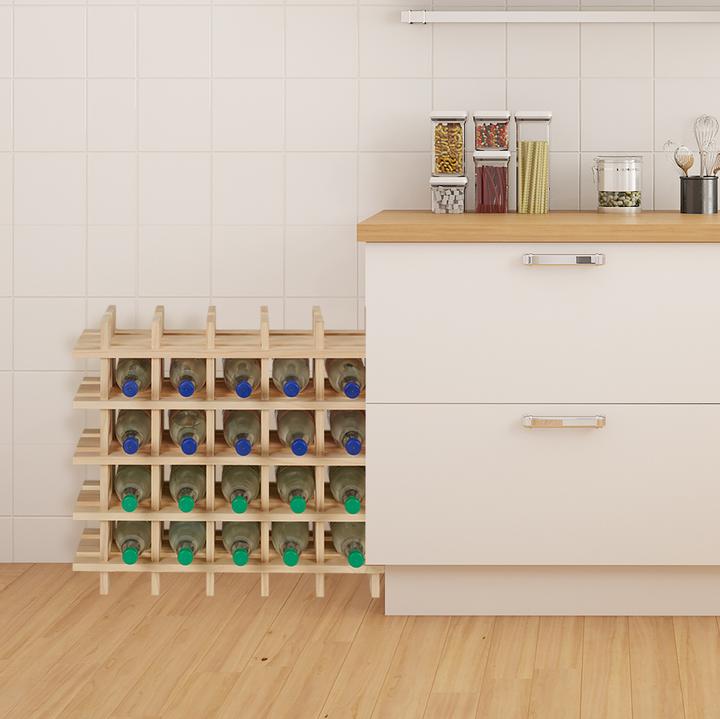 Produktbild Relaxdays Weinregal (75 x 24 x 54 cm, 24 Fl.)
