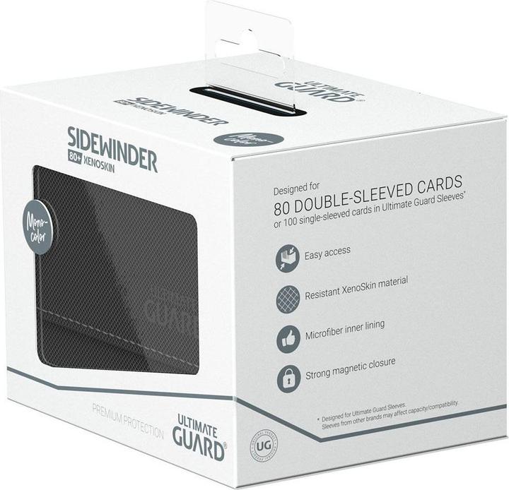 Produktbild Ultimate Guard Sidewinder 80+ XenoSkin Monocolor Noir