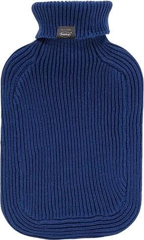 Fashy Wärmflasche mit StrickbezugMarine Blau, 2 l (2 l)