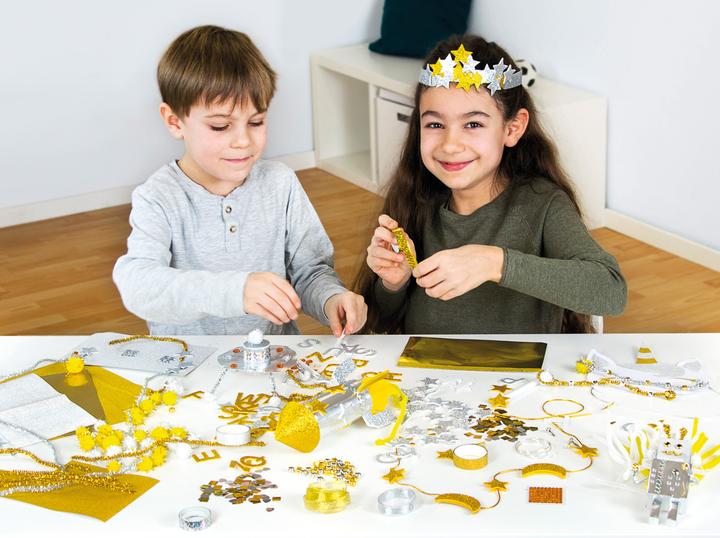 Productafbeelding Lena Ambachtelijke kast goud & zilver ca. 1.500 T