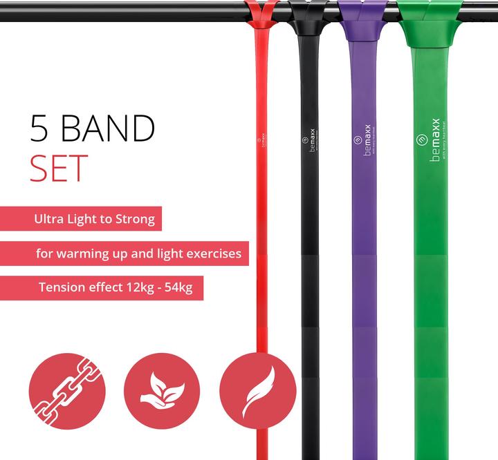 Actual product image BeMaxx Pull Up Resistance Band (Extra strength)