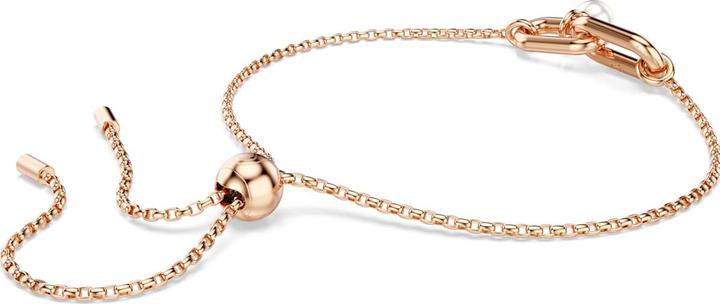 Actual product image Swarovski Constella Armband Kristallperle Rundschliff Weiss Roségold Legierungsschicht (Swarovski Metal)
