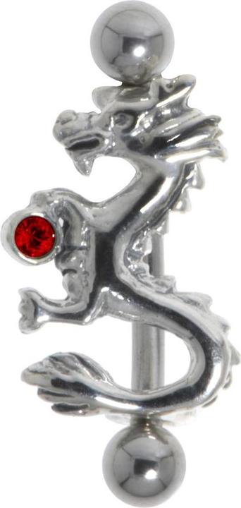 Bijouteria Augenbrauenpiercing (Chirurgenstahl 316L, Kristall, Silber 925)