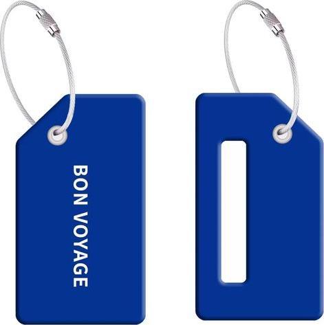 Actual product image MU Style 4er-Set Bon Voyage Silikon Kofferanhänger (Locks & Trailers)