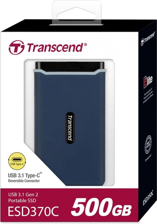 Actual product image Transcend ESD370C (0.50 TB)