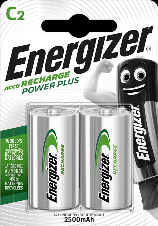 Actual product image Energizer Recharge Power Plus (2 pcs., C, 2500 mAh)