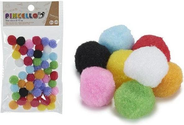 Produktbild Pincello Pompons bunt gemischt 50 Stk.