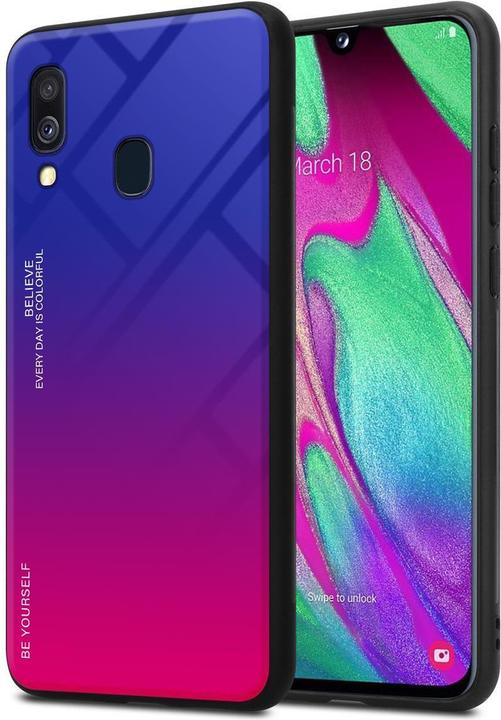 Image du produit Cadorabo Couverture en verre TPU 2 couleurs (Samsung Galaxy A40)