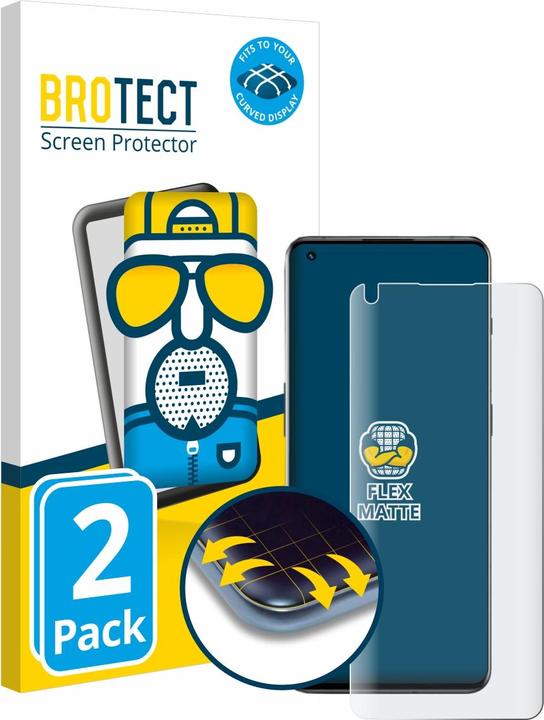 Actual product image BROTECT Full-Cover Protector Matte (2 Piece, OnePlus 10 Pro 5G)