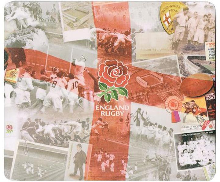 Image du produit England Rugby Angleterre Rfu Tapis de souris d'ordinateur officiel du rugby à XV rétro