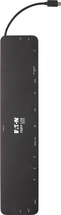 Produktbild Eaton USB-C Dock Triple Display 4K HDMI & DP VGA USB 3.2 Gen 1 USB-A/C Hub GbE 100W PD Cha (USB-C, 3 Ports)