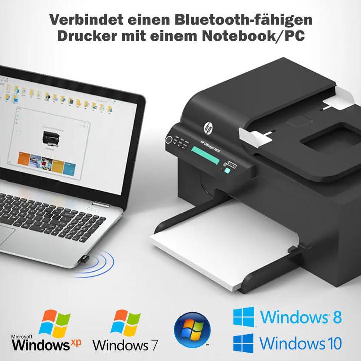 Produktbild Hermex Bluetooth 5.0 Adapter Dongle Bluetooth-Stecker (Sender & Empfänger)