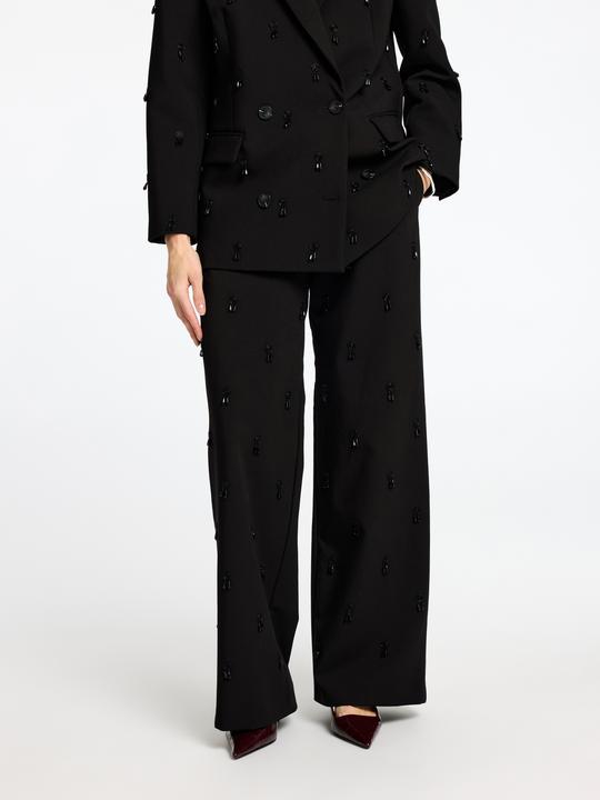Produktbild Selected Femme Verzierte Hose mit weitem Bein (36)