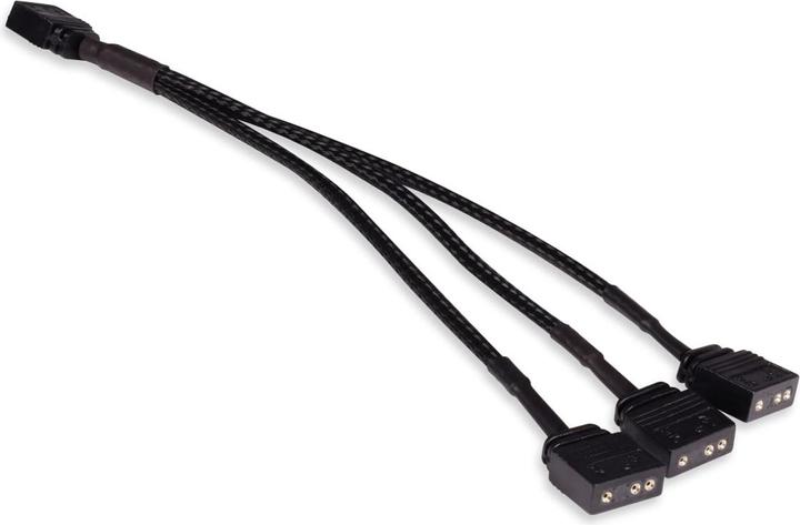 Actual product image Alphacool KAB Y-splitter aRGB 3-pin to 3x 3-pin 15cm