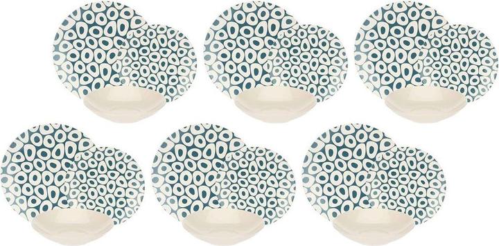 Luminarc Abendessen für 6 Personen Sea Stones (18 Stück)