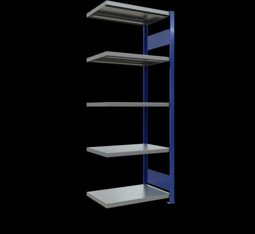 Stecksystem Anbauregal MULTIplus250 mit Längenriegel