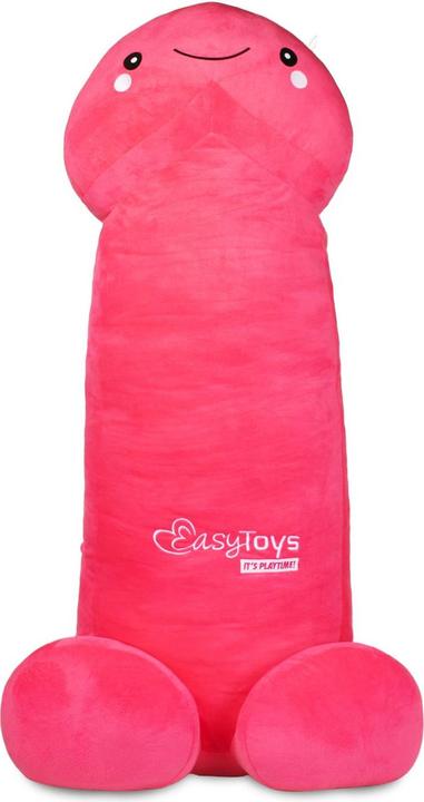 Productafbeelding Easytoys Penisvormige knuffel met lachend gezichtje Roze (Dobbelspelletjes)