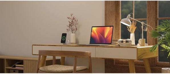 Image du produit Belkin BOOST Charge PRO 15W mag. Lad.Qi2 2in1 sand WIZ027vfH37 (15 W)