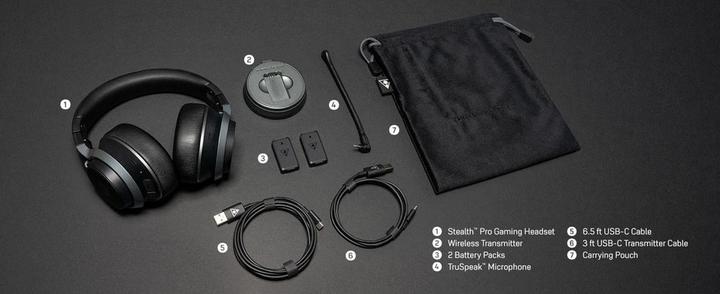 Productafbeelding Turtle Beach STEALTH PRO - Draadloze Hoofdtelefoon (Draadloze)