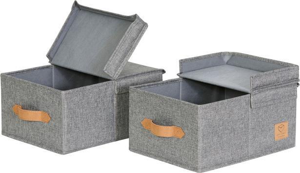 Actual product image Love it Store it Premium hinged lid box set of 2 - Small (25 x 33 x 16 cm, 13.50 l)