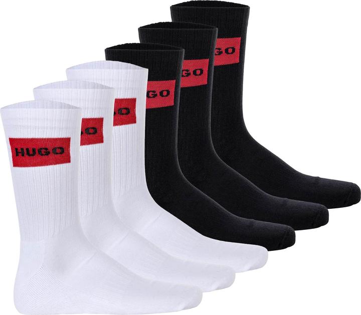 Actual product image HUGO 6p Qs Rib Label Cc (pack of 6, 39 - 42)