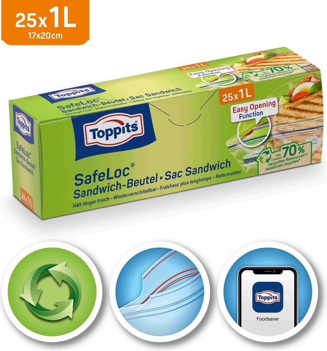 Image du produit Toppits Safeloc (25 x)