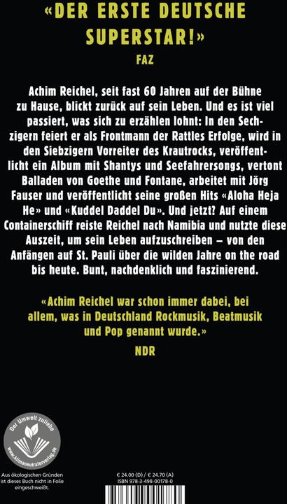 Produktbild Ich hab das Paradies gesehen (Deutsch, Achim Reichel, 2020)
