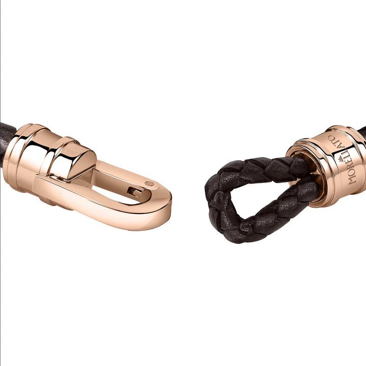 Immagine prodotto Morellato Moody Brac Rg+Pelle Marrone 42 (42 cm, Acciaio inossidabile, Cuoio)
