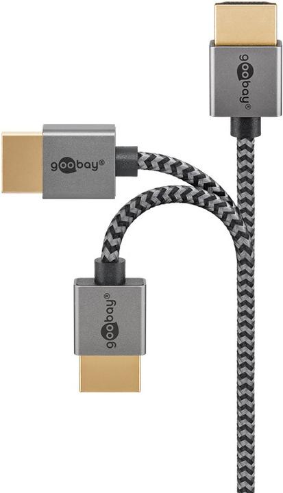 Produktbild Goobay Slim Ultra High-Speed HDMI-Kabel (0.50 m, HDMI)