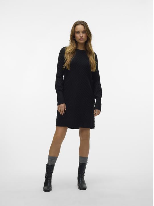 Image du produit Vero Moda VMANJASTINNA LS BOATNECK DRESS GA EXC Robe en maille (M)