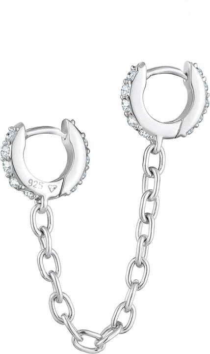 Immagine prodotto Elli Creolen mit Kristallen (Argento)