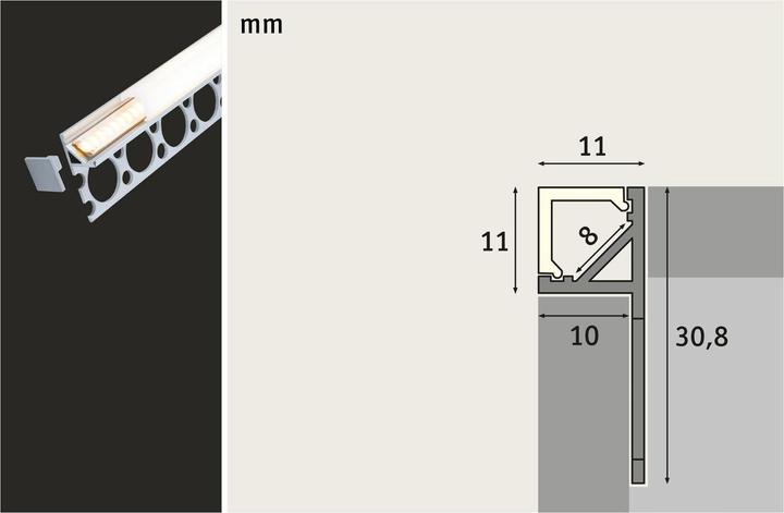 Image du produit Paulmann LumiTiles Profil Frame
