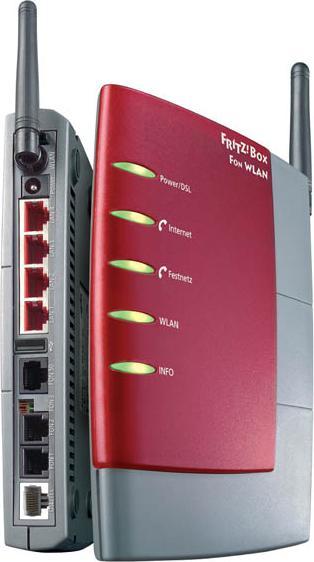 Produktbild AVM FRITZ!Box Fon WLAN 7170 analog, VoIP DSL-Modem/Ro